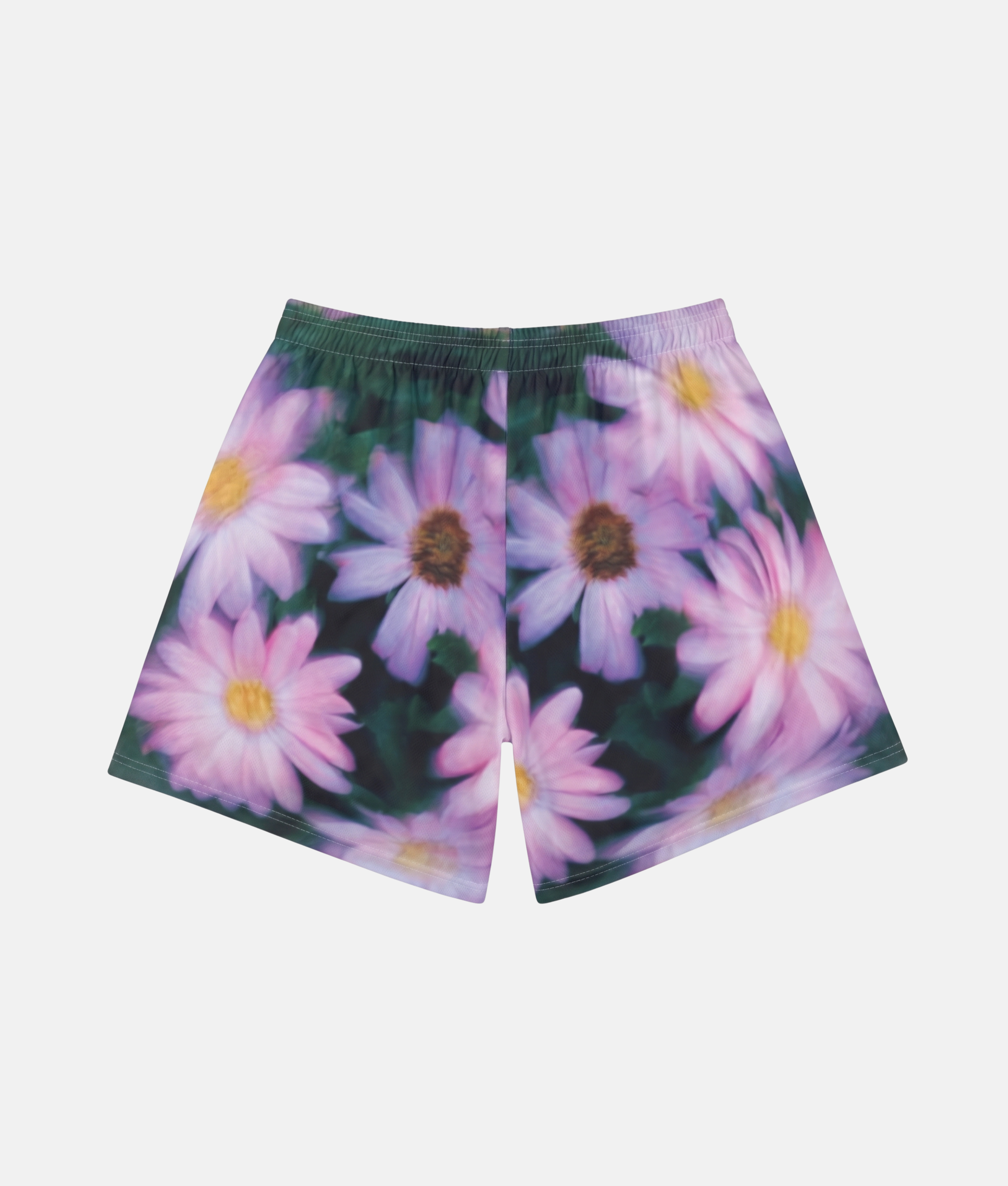 Vue arrière du short de sport 4Handle Flower Drift, montrant le motif floral continu sur l'ensemble du tissu.