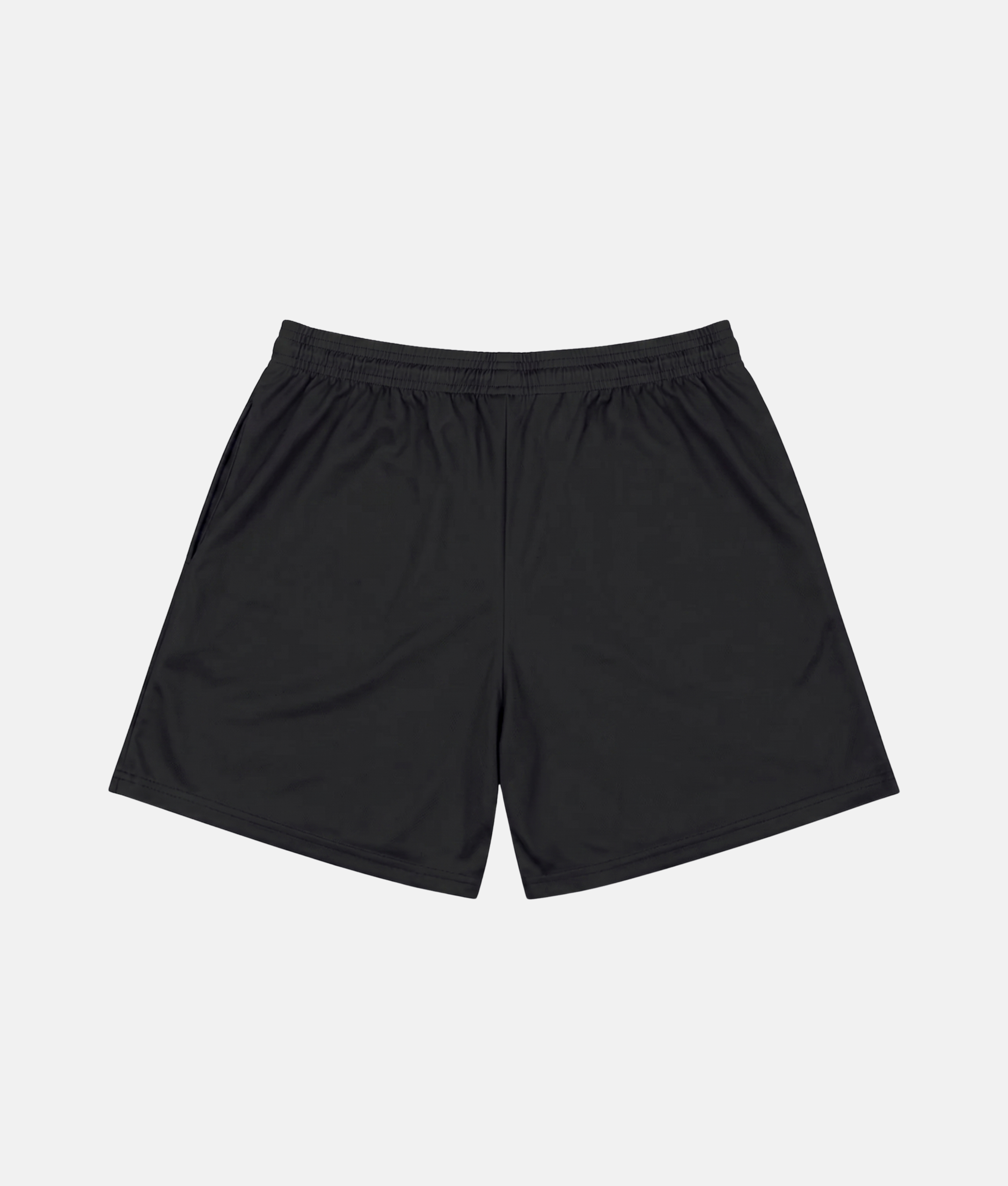 Vue arrière du short de sport noir 4Handle, coupe épurée et minimaliste entièrement noire.