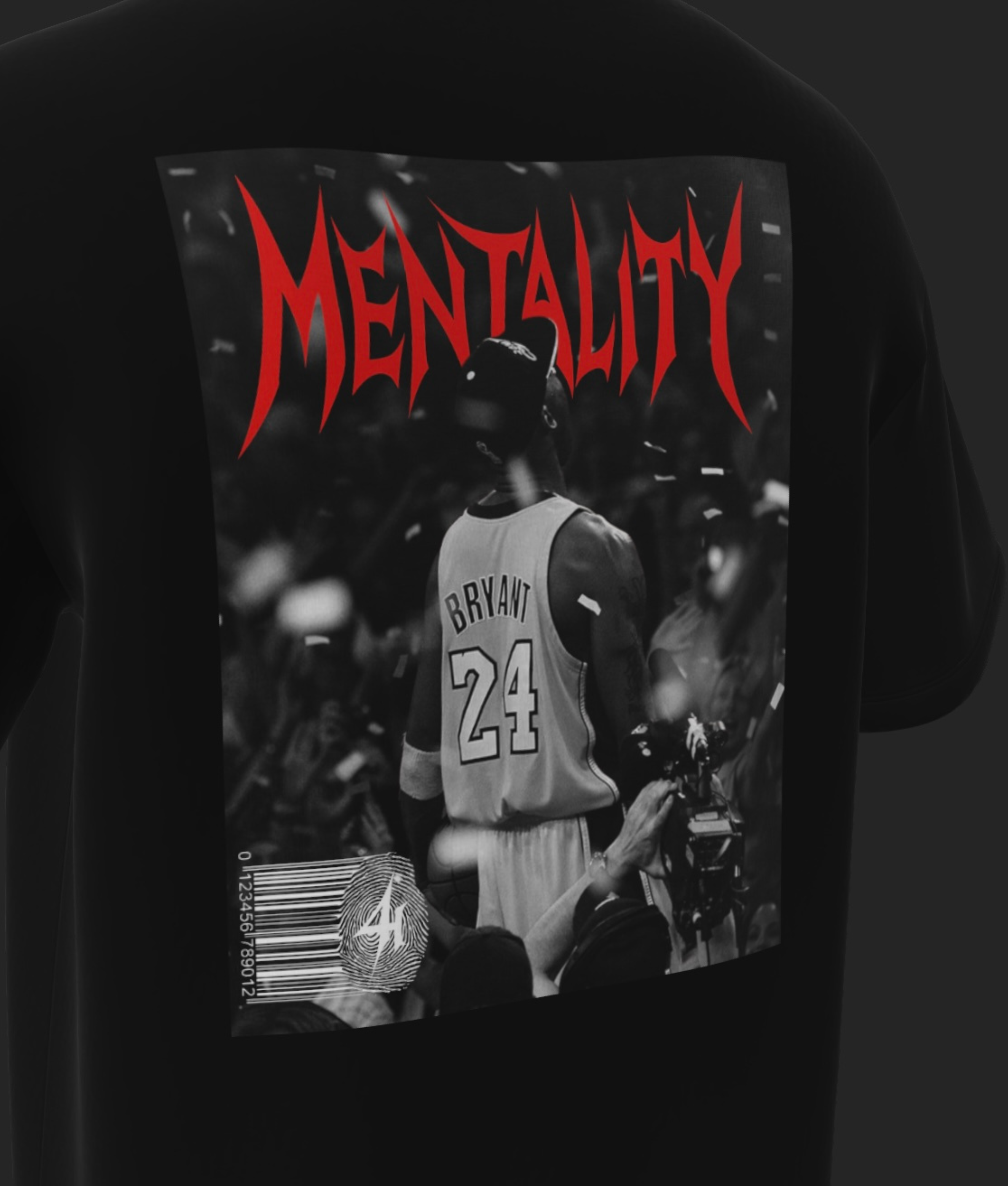 T-shirt-Mamba-Kobe-red